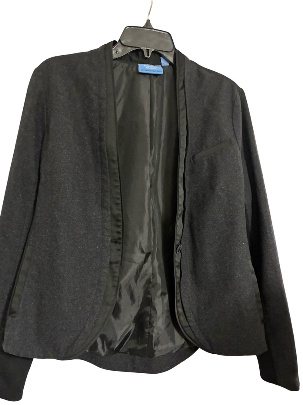 Simply Vera Vera Wang Women's Black Open-Front Blazer